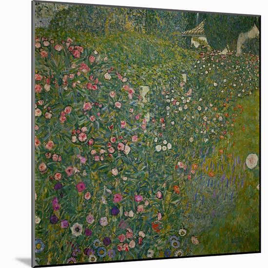 Italian garden landscape. Oil on canvas.-Gustav Klimt-Mounted Premium Giclee Print