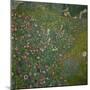 Italian garden landscape. Oil on canvas.-Gustav Klimt-Mounted Giclee Print