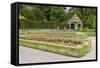 Italian Garden of Glamis Castle, Angus, Scotland-phbcz-Framed Stretched Canvas