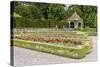 Italian Garden of Glamis Castle, Angus, Scotland-phbcz-Stretched Canvas