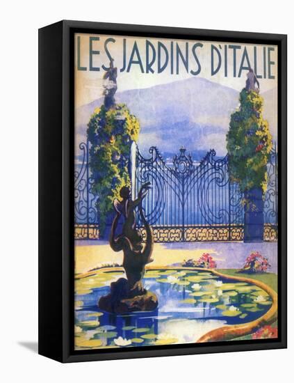 Italian Gardens-Vintage Apple Collection-Framed Stretched Canvas