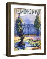 Italian Gardens-Vintage Apple Collection-Framed Giclee Print