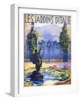 Italian Gardens-Vintage Apple Collection-Framed Giclee Print