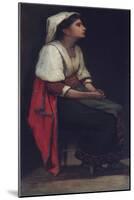 Italian Girl, 1867-William Morris Hunt-Mounted Giclee Print