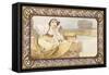 Italian Girl, 1900-Alphonse Mucha-Framed Stretched Canvas