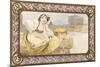 Italian Girl, 1900-Alphonse Mucha-Mounted Giclee Print