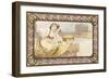 Italian Girl, 1900-Alphonse Mucha-Framed Giclee Print