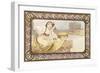 Italian Girl, 1900-Alphonse Mucha-Framed Giclee Print