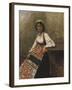 Italian Girl, c.1872-Jean-Baptiste-Camille Corot-Framed Giclee Print