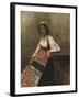 Italian Girl, c.1872-Jean-Baptiste-Camille Corot-Framed Giclee Print