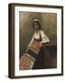 Italian Girl, c.1872-Jean-Baptiste-Camille Corot-Framed Giclee Print