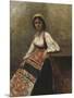 Italian Girl, c.1872-Jean-Baptiste-Camille Corot-Mounted Premium Giclee Print