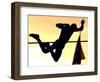 Italian Giuseppe Gibilisco Crosses the Bar During the Men's Pole Vault-null-Framed Photographic Print