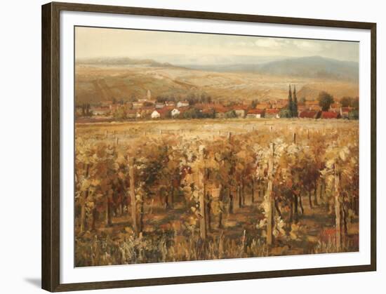 Italian Golden Vineyard-K^ Adams-Framed Art Print