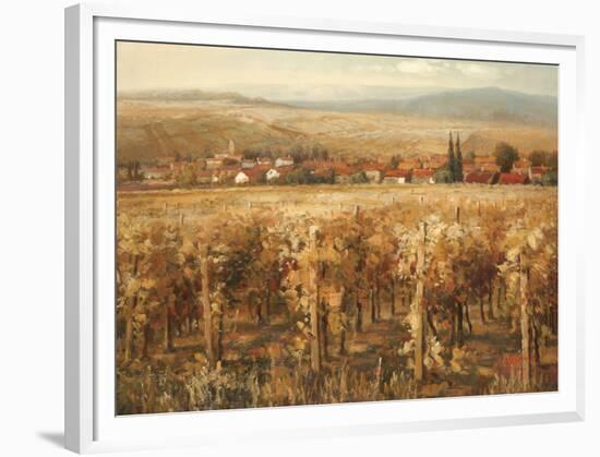 Italian Golden Vineyard-K^ Adams-Framed Art Print