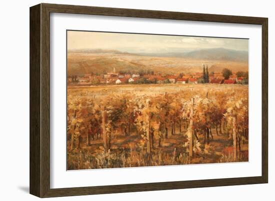 Italian Golden Vineyard-K. Adams-Framed Art Print