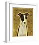 Italian Greyhound (Black & White)-John Golden-Framed Giclee Print