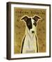 Italian Greyhound (Black & White)-John Golden-Framed Giclee Print