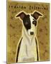 Italian Greyhound (Black & White)-John Golden-Mounted Giclee Print