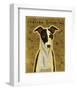 Italian Greyhound (Black & White)-John W^ Golden-Framed Art Print