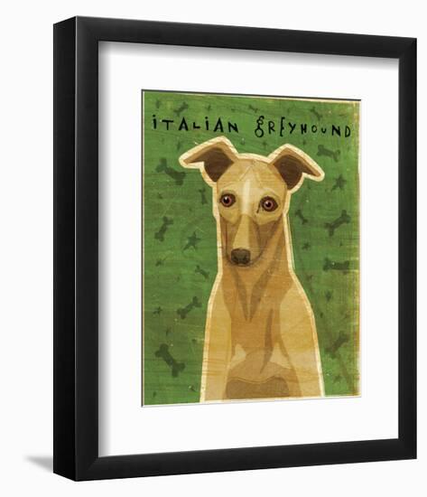 Italian Greyhound (Fawn)-John W^ Golden-Framed Art Print