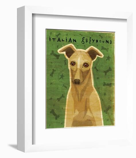 Italian Greyhound (Fawn)-John W^ Golden-Framed Art Print