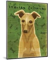 Italian Greyhound (Fawn)-John W^ Golden-Mounted Art Print