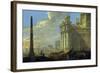 Italian Harbor View-Jacob van der Ulft-Framed Art Print