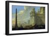 Italian Harbor View-Jacob van der Ulft-Framed Art Print