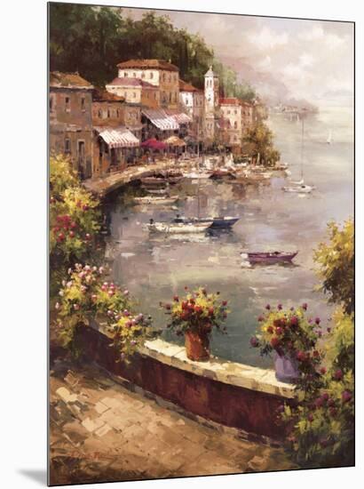 Italian Harbor-Peter Bell-Mounted Art Print