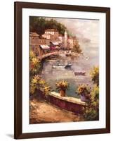 Italian Harbor-Peter Bell-Framed Art Print