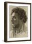 Italian Head, C.1856-Edgar Degas-Framed Premium Giclee Print