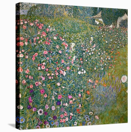 Italian Horticultural Landscape, 1913-Gustav Klimt-Stretched Canvas