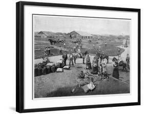 Italian Immigrant Daniele Frixione's Coffee Plantation at Managua, Nicaragua-null-Framed Art Print