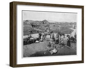 Italian Immigrant Daniele Frixione's Coffee Plantation at Managua, Nicaragua-null-Framed Art Print