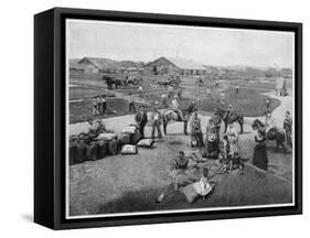 Italian Immigrant Daniele Frixione's Coffee Plantation at Managua, Nicaragua-null-Framed Stretched Canvas