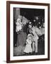 Italian Immigrants Arriving at Ellis Island, New York, 1905-Lewis Wickes Hine-Framed Giclee Print