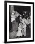 Italian Immigrants Arriving at Ellis Island, New York, 1905-Lewis Wickes Hine-Framed Giclee Print