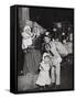 Italian Immigrants Arriving at Ellis Island, New York, 1905-Lewis Wickes Hine-Framed Stretched Canvas