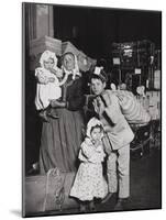 Italian Immigrants Arriving at Ellis Island, New York, 1905-Lewis Wickes Hine-Mounted Giclee Print