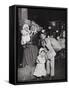 Italian Immigrants Arriving at Ellis Island, New York, 1905-Lewis Wickes Hine-Framed Stretched Canvas