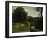 Italian Impressions or Italian Landscape-Jean-Baptiste-Camille Corot-Framed Giclee Print