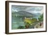 Italian Lake Scene-null-Framed Art Print