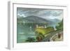 Italian Lake Scene-null-Framed Art Print