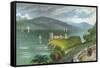 Italian Lake Scene-null-Framed Stretched Canvas