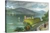 Italian Lake Scene-null-Stretched Canvas