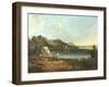 Italian Lake Scene-Richard Wilson-Framed Giclee Print