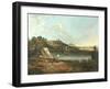 Italian Lake Scene-Richard Wilson-Framed Giclee Print