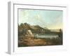 Italian Lake Scene-Richard Wilson-Framed Giclee Print