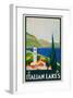 Italian Lakes-Vintage Posters-Framed Giclee Print